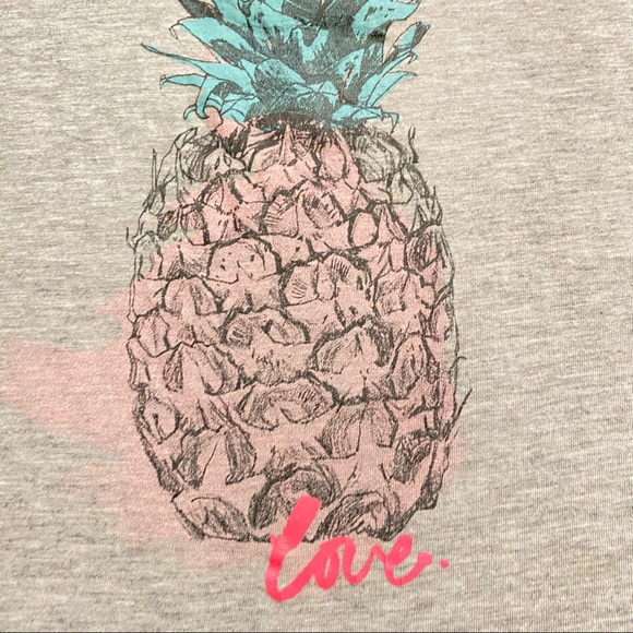 🍒4/$20 NEXT Girls (Kids) Pineapple 🍍 Tee Size 7Yrs - Picture 2 of 5